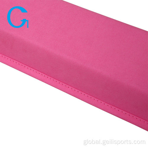 Suede Fabric Balance Beam Gymnastic Folding Toddler Balance Beam Supplier